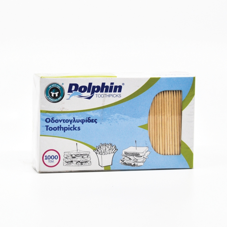 TOOTHPICKS  DOLPHIN  IN A BOX 1000PCS BULK