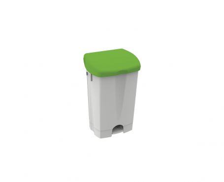 DUSTBIN WITH PEDAL WHITE IPC 25LT