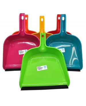 DUST PAN WITH RUBBER TIP DESIGN 755