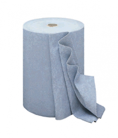NON WOVEN FLOORCLOTH PRINTED RHOMBUS BLUE  IN ROLLS