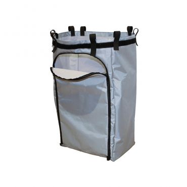 BAG WITH ELASTIC 120LT GREY WITH ZIPPER