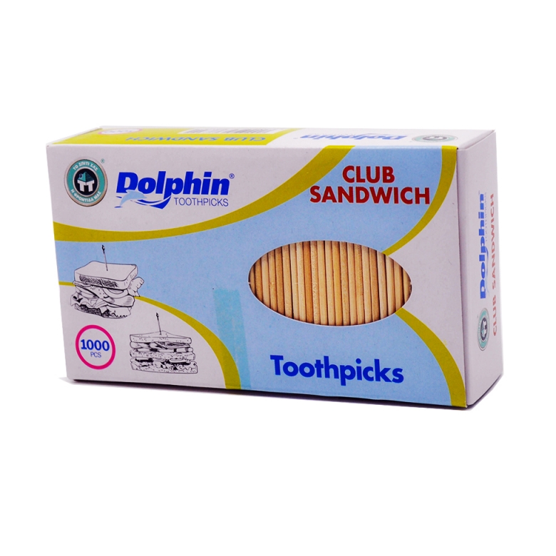 TOOTHPICKS DOLPHIN FOR CLUB SANDWICH ( KOKESHI) 6.5CM -1000PCS