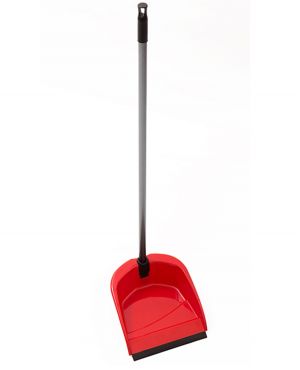 DUST PAN WITH RUBBER TIP AND FOLDING HANDLE DES. 825