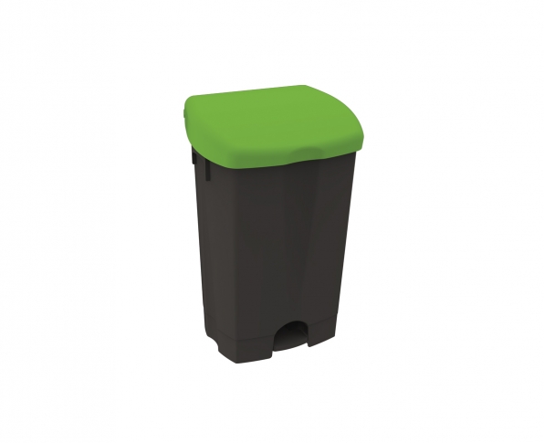 DUSTBIN WITH PEDAL BLACK IPC 50LT