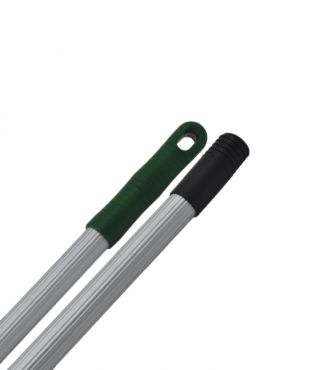ALUMINUM RIBBED MOP HANDLE WITH THREAD 140 CM