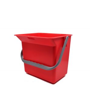 BUCKET 6LT FOR PROFESSIONAL TROLLEY IPC RED
